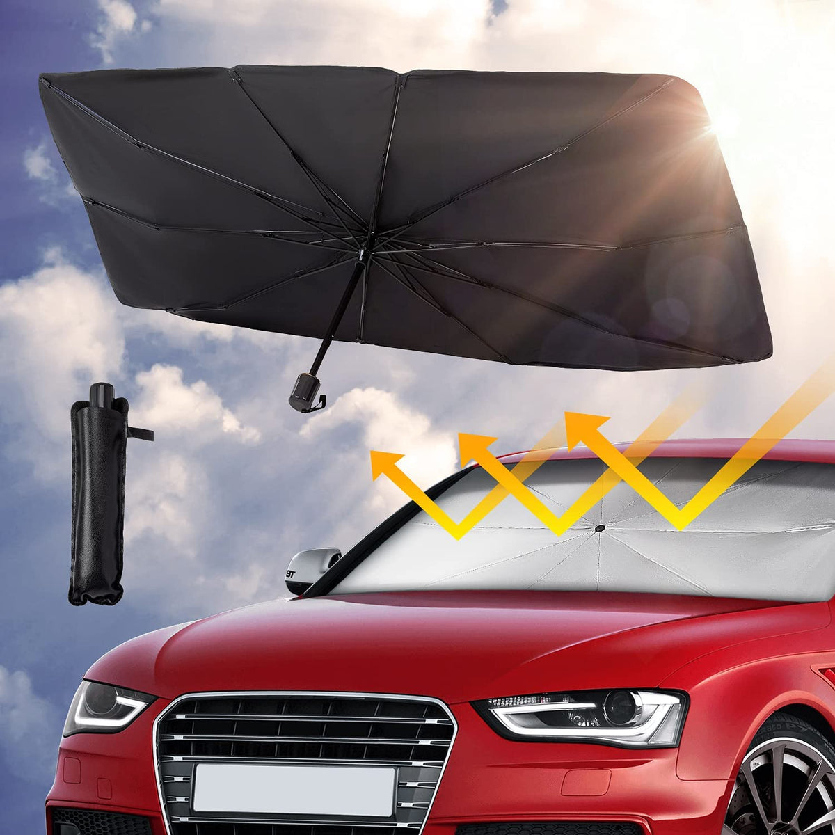Auto Windschutzscheibe Sonnenschirm Regenschirm – Lovandi