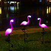 Flamingo tuinlamp op zonne-energie