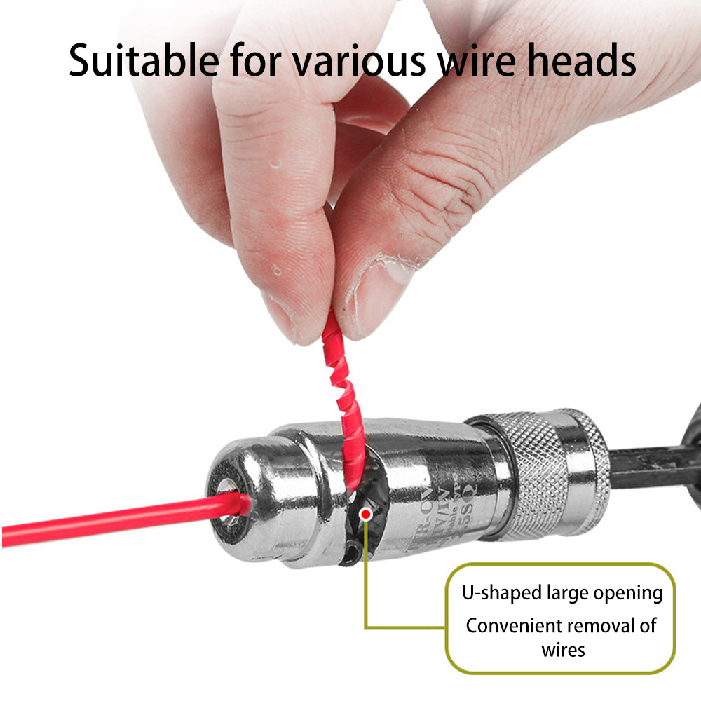 Lovandi DrillWiring™ - Abisolieren und Verdrehen des Steckers