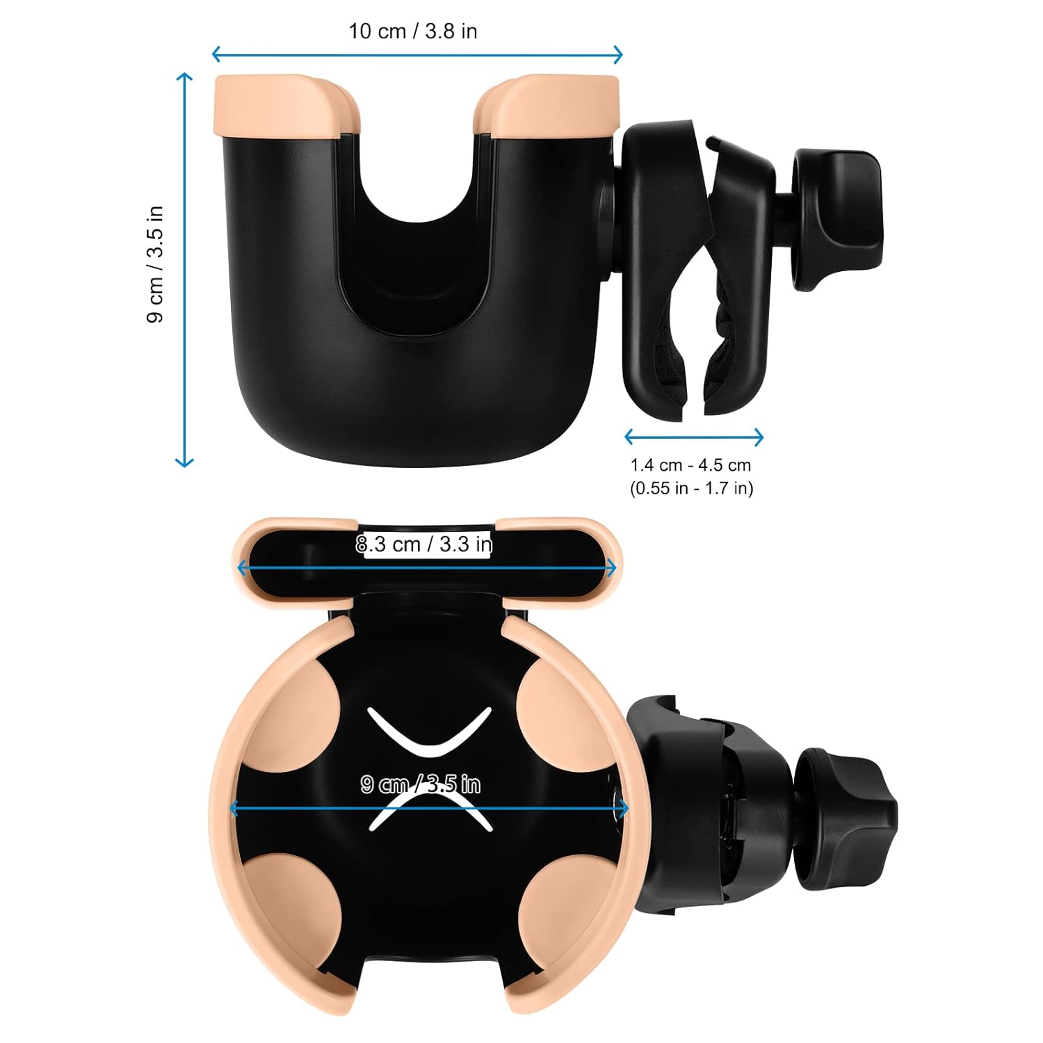 Lovandi StrollerClasp™  -  Stoßdämpfende Halterung