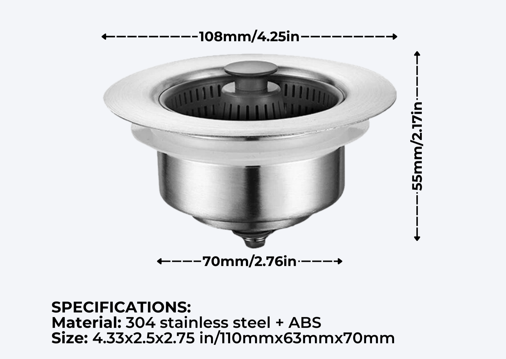 Lovandi SinkSaver™ - Schnelles Abflussdesign