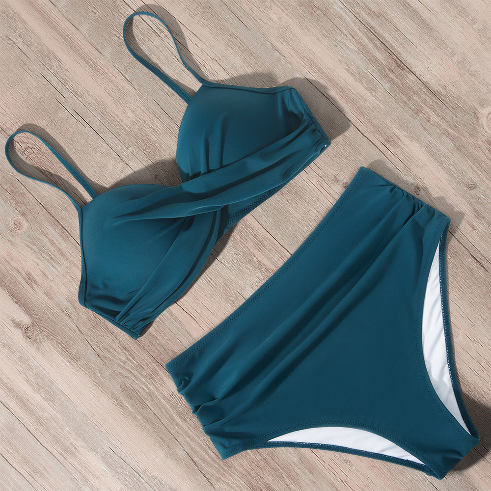 Elle&Vire® Lana - Eleganter Sommerbikini 2023 mit hoher Taille!