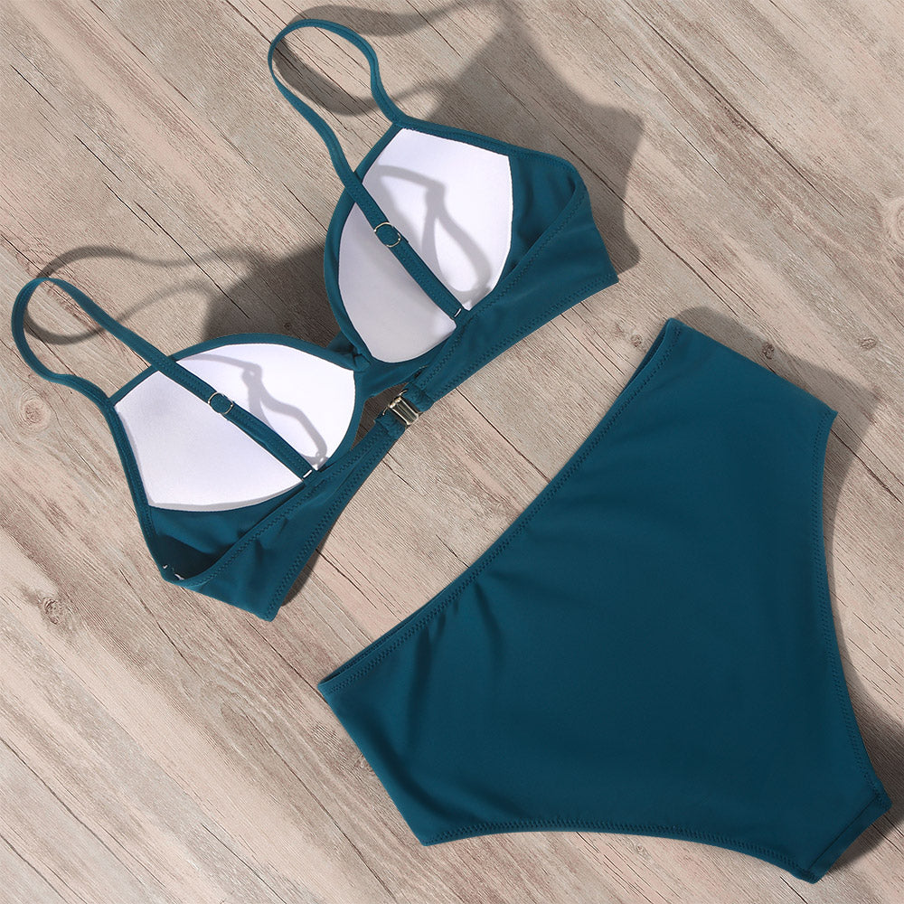 Elle&Vire® Lana - Eleganter Sommerbikini 2023 mit hoher Taille!