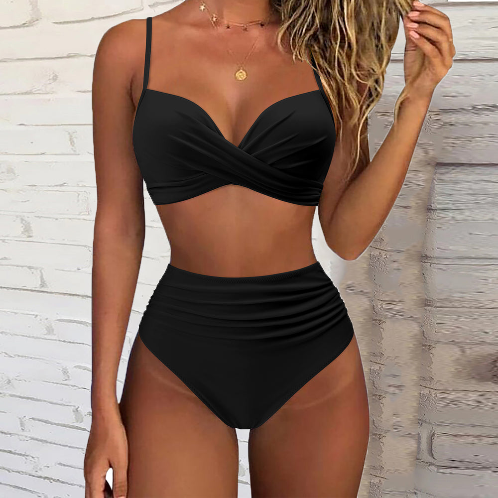 Elle&Vire® Lana - Eleganter Sommerbikini 2023 mit hoher Taille!