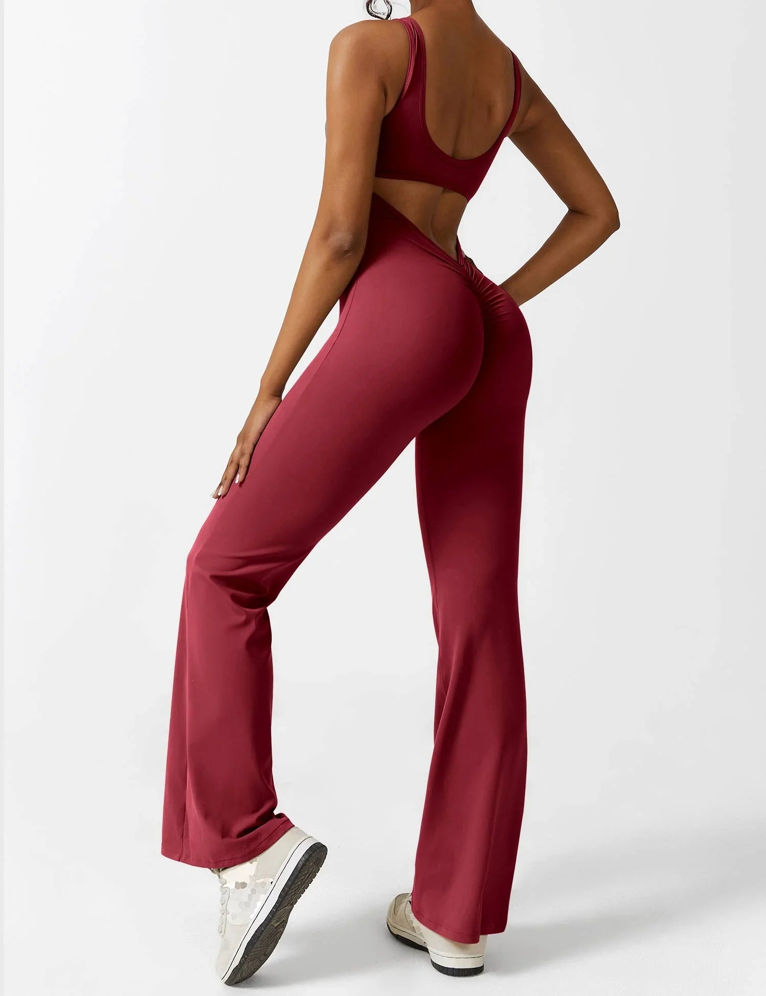 Lovandi VeeMuse™ - Jumpsuit mit ausgestelltem V-Rücken