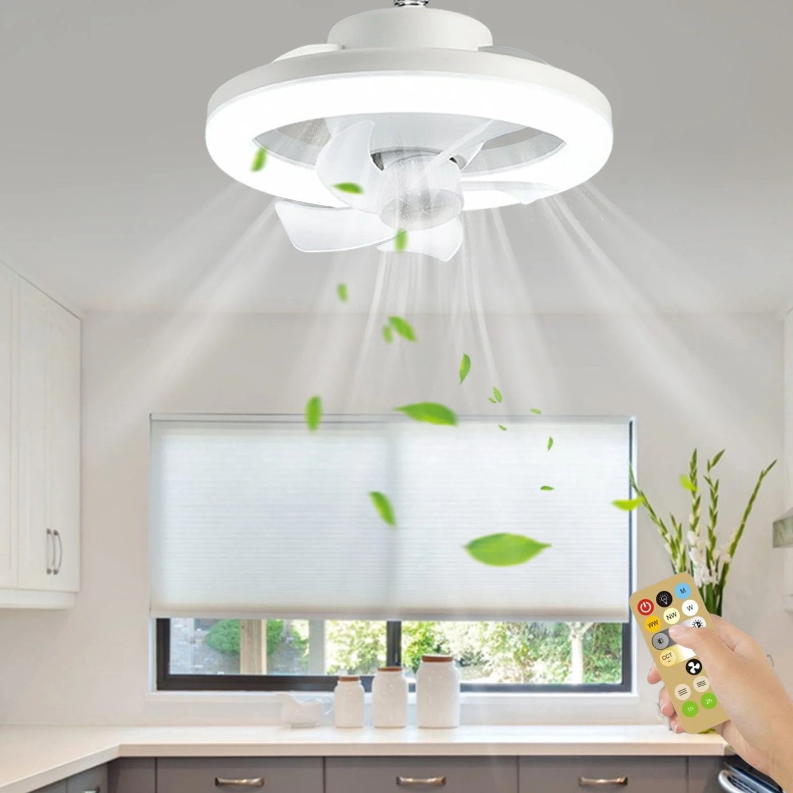 Lovandi Cool Illumi™ - 2 IN 1 LED-Licht und Schwenkkopfventilator