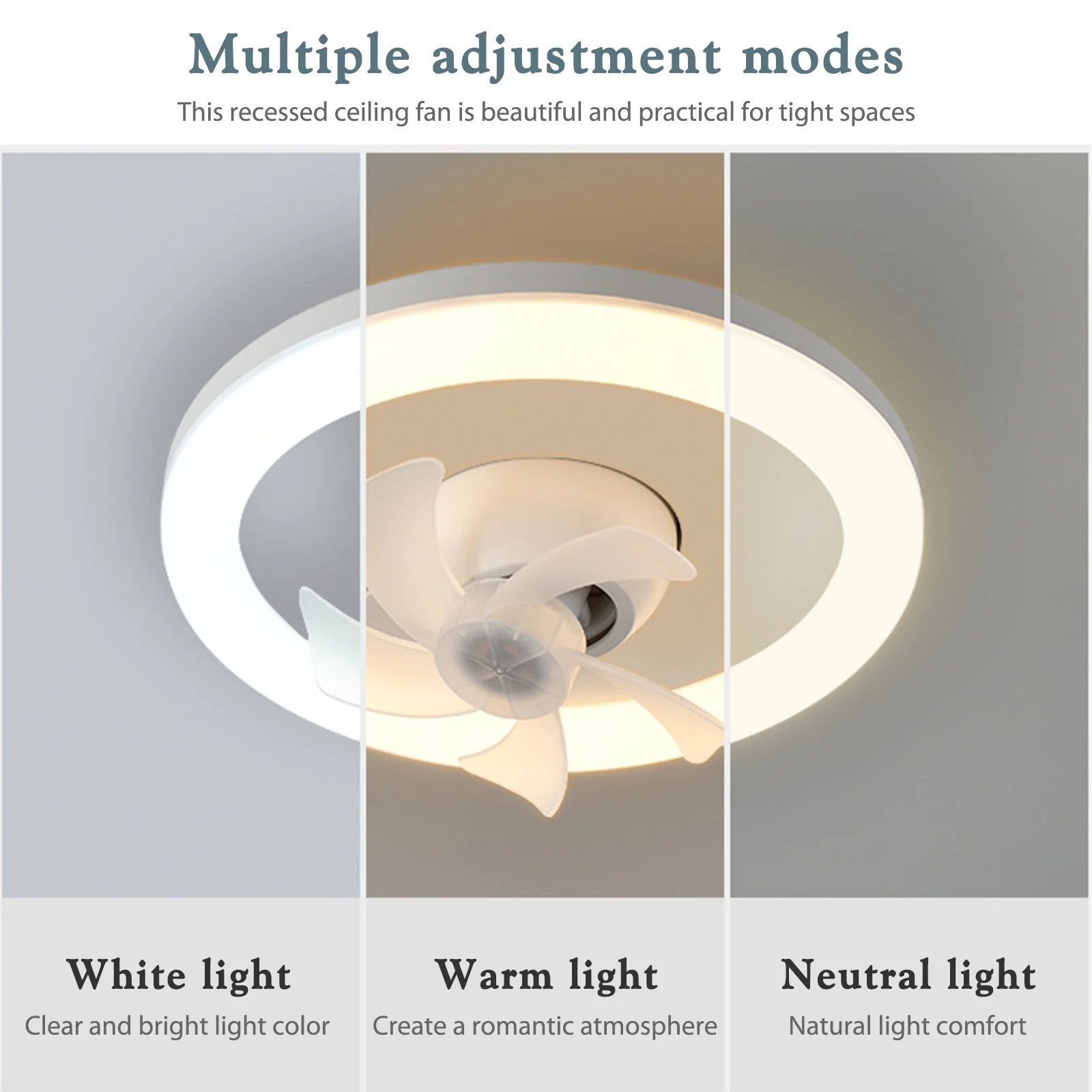 Lovandi Cool Illumi™ - 2 IN 1 LED-Licht und Schwenkkopfventilator