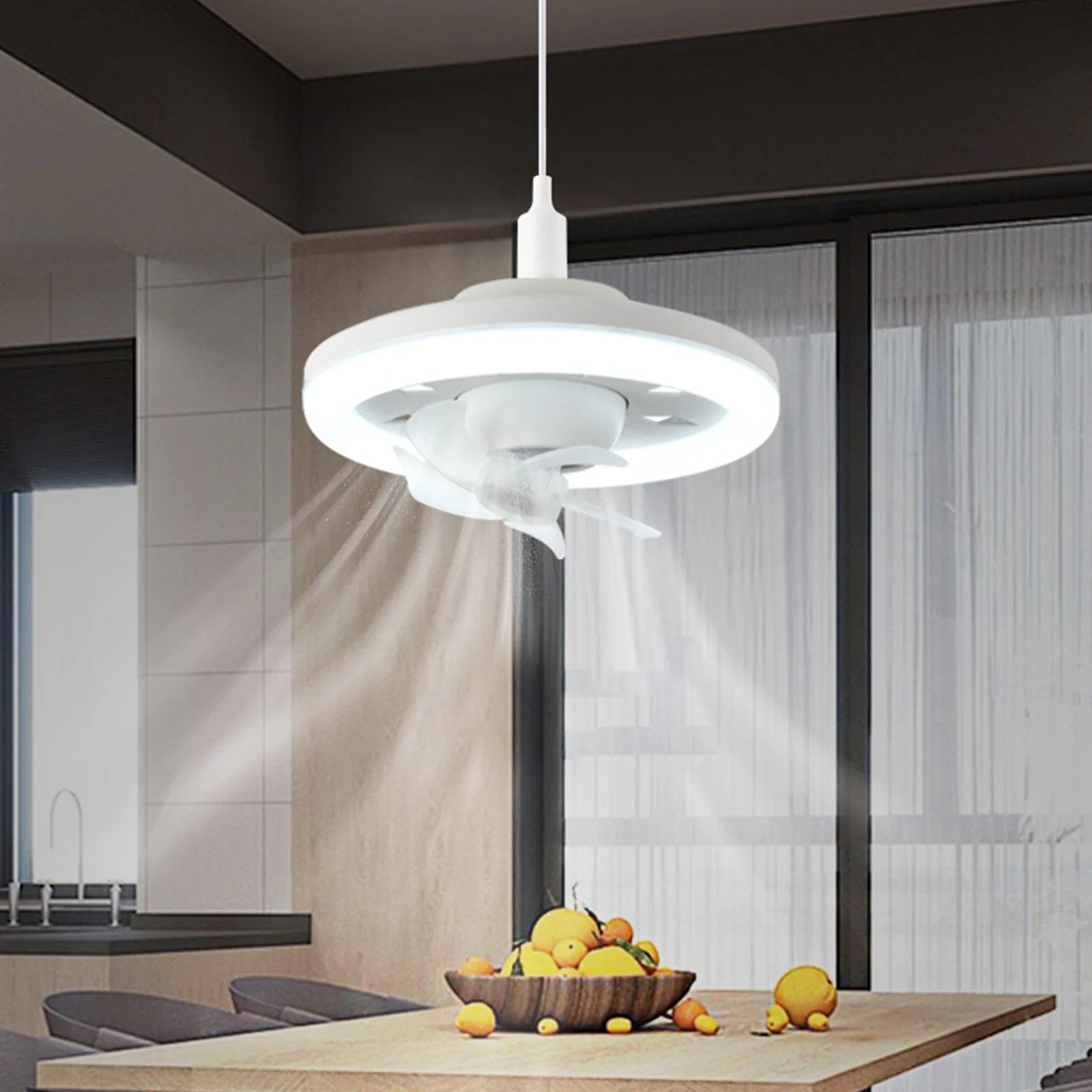 Lovandi Cool Illumi™ - 2 IN 1 LED-Licht und Schwenkkopfventilator