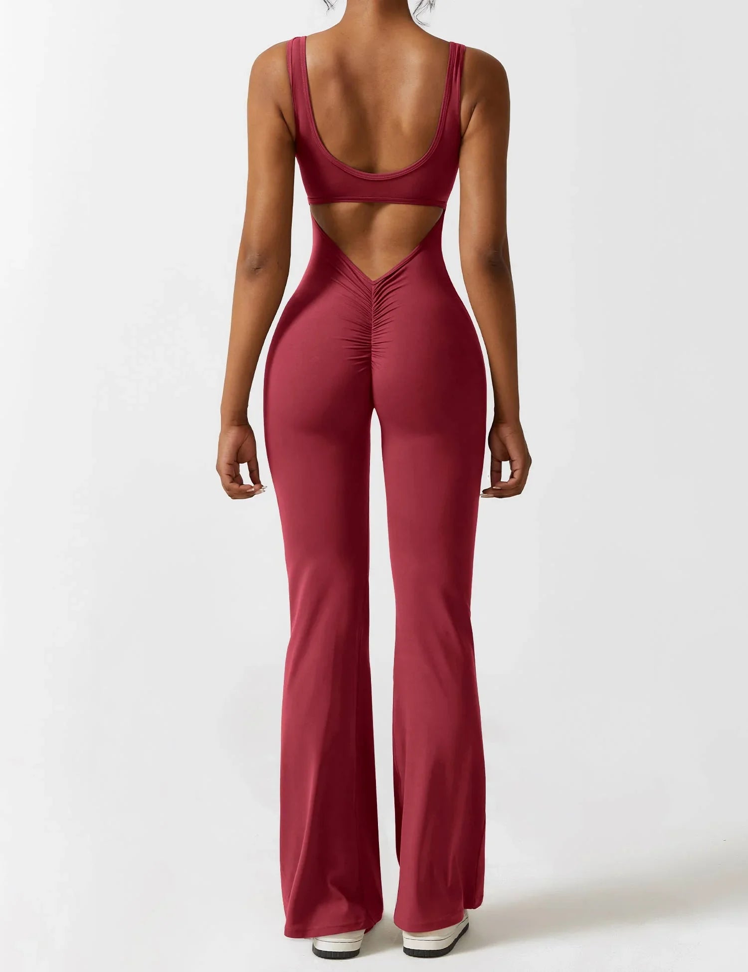 Lovandi VeeMuse™ - Jumpsuit mit ausgestelltem V-Rücken