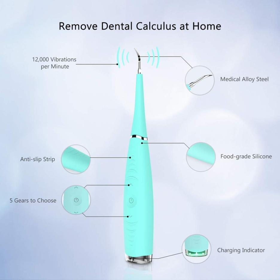 Portable Ultrasonic Tooth Cleaner