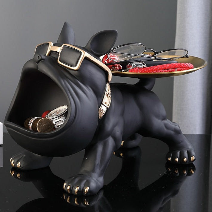 Lovandi™ Bodybuilder Bulldog Aufbewahrungsbehälter und Tablett