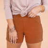 Bequeme Stretch Twill Shorts für Frauen